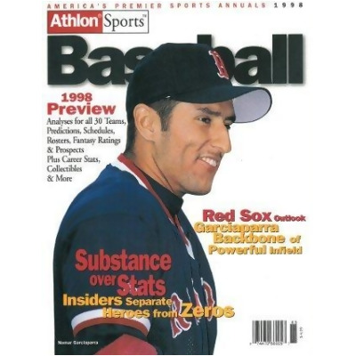 Athlon CTBL-013285 Nomar Garciaparra Unsigned Boston Sox Sports 1998 MLB Baseball Preview Magazine - Red 