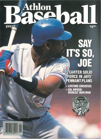 Athlon CTBL-013282 Joe Carter Unsigned Toronto Blue Jays Sports 1992 MLB Baseball Preview Magazine