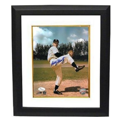 Athlon CTBL-BW12015 Bobby Shantz Signed New York Yankees Photo Custom Framed - JSA Hologram - 8 x 10 