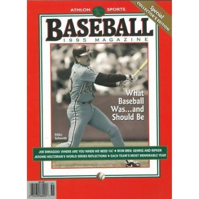 Athlon CTBL-013039 Mike Schmidt Unsigned Philadelphia Phillies Sports 1995 MLB Baseball Special Collectors Edition Magazine 