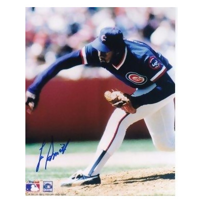 Athlon CTBL-002456a Lee Smith Signed Chicago Cubs Photo - 8 x 10 