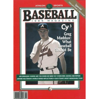 Athlon CTBL-013267 Greg Maddux Unsigned Atlanta Braves Sports 1995 MLB Baseball Special Collectors Edition Magazine 