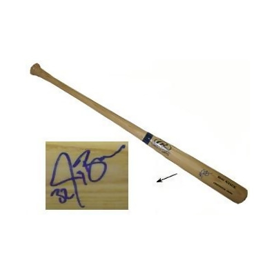 Athlon CTBL-a16884 Jay Bruce Signed Rawlings Blonde Big Stick Bat - New York Mets 