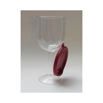 LipLidz LIPLIDZWGS100 Single Glass Wine with Lid 