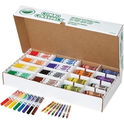 Crayola 8 Regular Size Crayon Sets, Classic Colors 