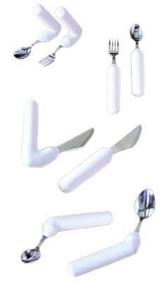 Fabrication Enterprises 61-0058L 1.7 oz Utensil Featherlite with Left Handed Soup Spoon 