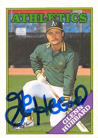 Other, Glenn Hubbard Baseball Card