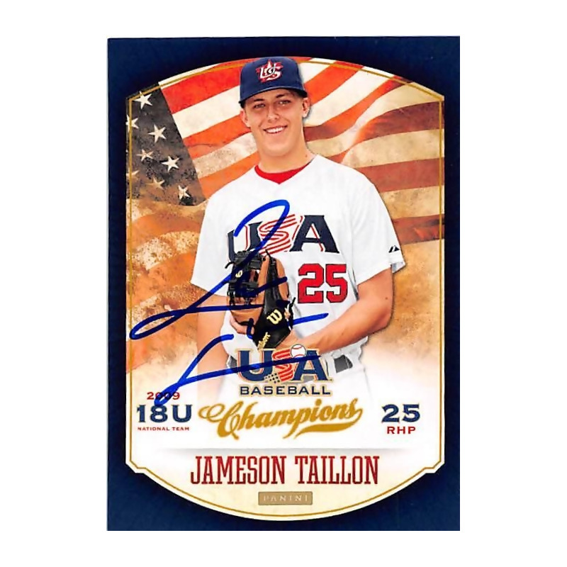 Jameson Taillon Memorabilia, Autographed Jameson Taillon