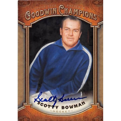 Autograph Warehouse 248952 Scotty Bowman Autographed Hockey Card - Detroit Red Wings NHL 2014 Upper Deck Goodwin - No. 110 