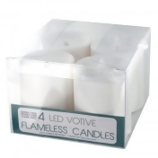 bulk buys OS329 Decorative Flameless Pillar Candles Set Kole Imports