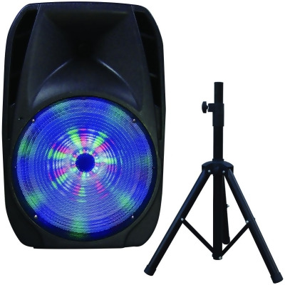 Supersonic RA44328 15 in. Portable Bluetooth Dj Speaker with Stand 