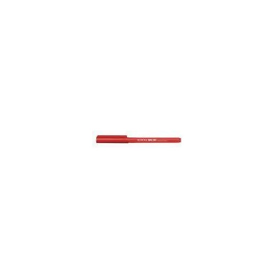 Liqui-Mark 077236 School Smart Note-Writers Felt Tip Water Base Ink Pen, 0.85 mm Fine Tip, 5.875 in., Red - Pack of 12 