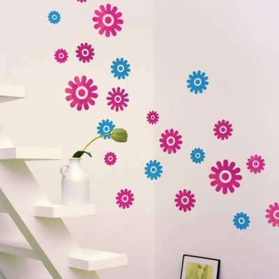 HL-1288 Joyful Round - Wall Decals Stickers Appliques Home Decor 