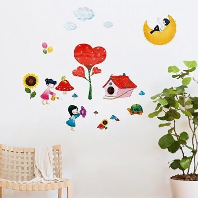 HL-981 Playground - Medium Wall Decals Stickers Appliques Home Decor 