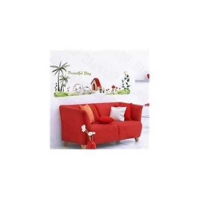 XS-033 Dog House - Large Wall Decals Stickers Appliques Home Decor Multicolor 