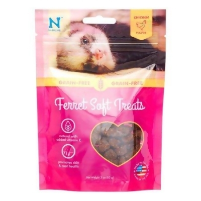 N-Bone 67520141 3 oz Soft Ferret Chicken Treats 
