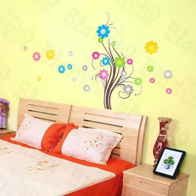 HL-6817 Flowing Tree - X-Large Wall Decals Stickers Appliques Home Decor 
