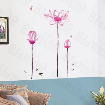 LD-8081 Lily Blossom - Wall Decals Stickers Appliques Home Decor 