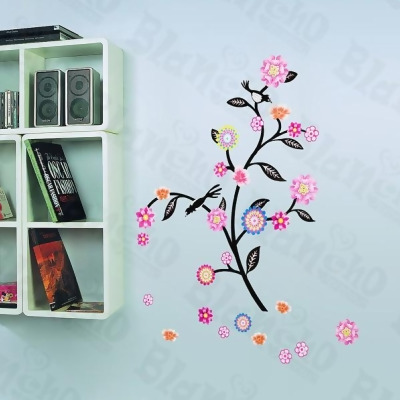 LD-8092 Swing Flowers - Wall Decals Stickers Appliques Home Decor 