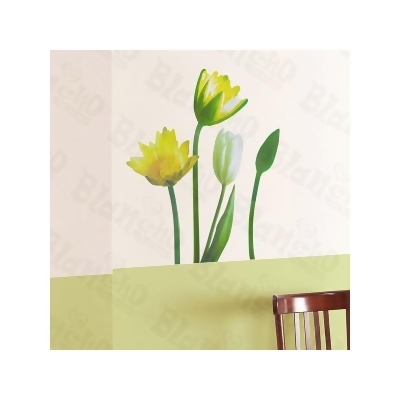 ZS-042 Lovely Flowers - Wall Decals Stickers Appliques Home Decor Multicolor 