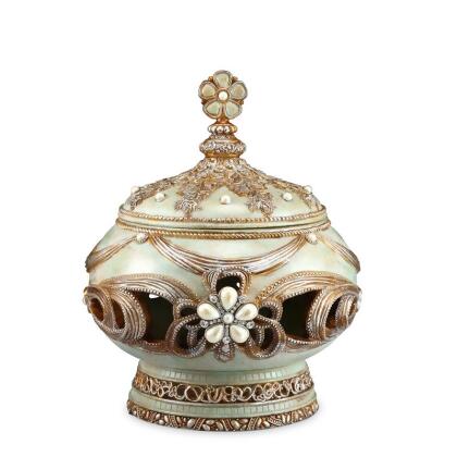 Ore Furniture K-4203JX 11.25 in. Vintage Rose Box 