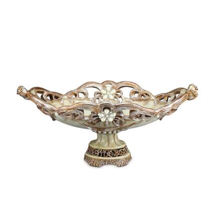Ore Furniture K-4203B 9 in. Vintage Rose Fruit Bowl 