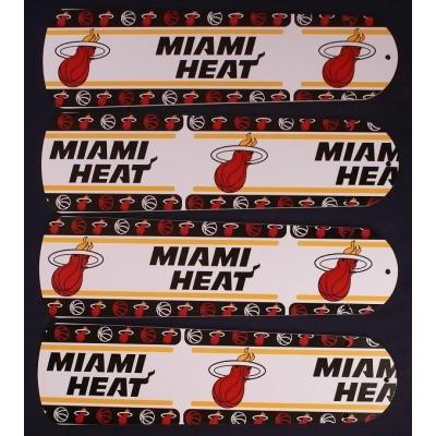 Ceiling Fan Designers 42SET-NBA-MIA 42 in. NBA Miami Heat Basketball Ceiling Fan Blades 