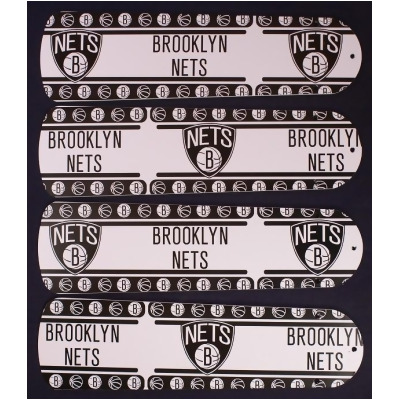 Ceiling Fan Designers 42SET-NBA-NET 42 in. NBA Brooklyn Nets Basketball Ceiling Fan Blades 