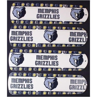 Ceiling Fan Designers 42SET-NBA-MEMP 42 in. NBA Memphis Grizzilies Basketball Ceiling Fan Blades 