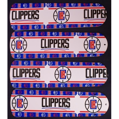 Ceiling Fan Designers 42SET-NBA-CLIP 42 in. NBA Los Angeles Clippers Basketball Ceiling Fan Blades 