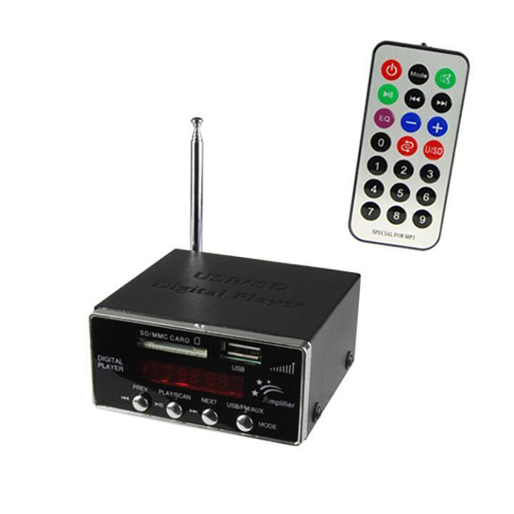 Nippon NDVA1000 Digital MP3 Player with FM Radio USB & SD Remote Control