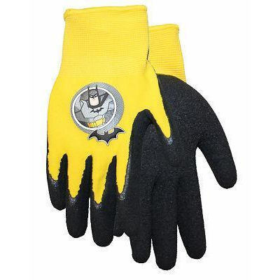 Midwest Quality Gloves 215487 Batman Toddler Size Gripping Gloves 