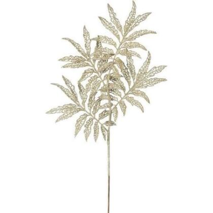 Vickerman L162858 Rose Gold Sumac Glitter Leaf Spray - 22 in. - 6 per Bag 