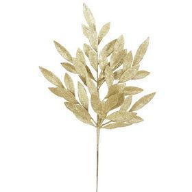 Vickerman L162805 Burgundy Sumac Glitter Leaf Spray - 22 in. - 6 per Bag 