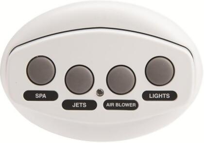 Pacfab 521886 100 ft. Intellitouch is4 & 4 Function Spa Side Remote, Gray