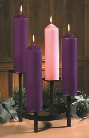 Christian Brands Church Supply 48059 Advent Pillar Tier Candle Holder 