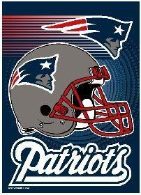 Wincraft New England Patriots 2 Sided NFL Double Logo Garden Flag