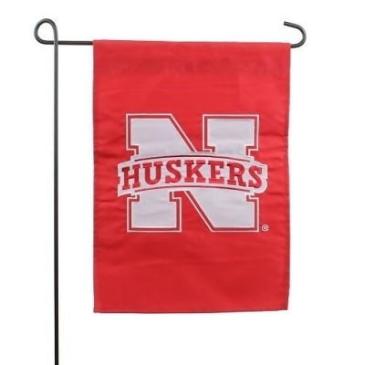 Nebraska Cornhuskers Garden Flag 12.5x18 Applique 