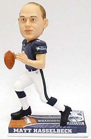 Seattle Seahawks Matt Hasselbeck Forever Collectibles on Field Bobblehead