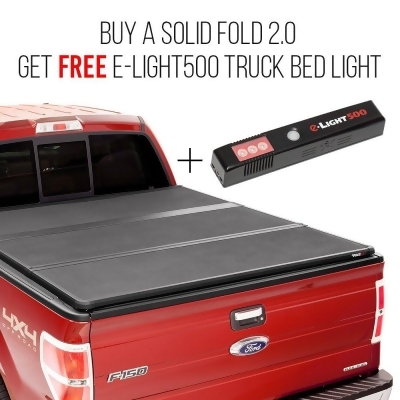 Extang E18 83985 5 Ft Solid Fold 2 0 Tri Fold Tonneau Cover Plus Free Tonneau Light For Nissan Frontier From Unbeatablesale At Shop Com