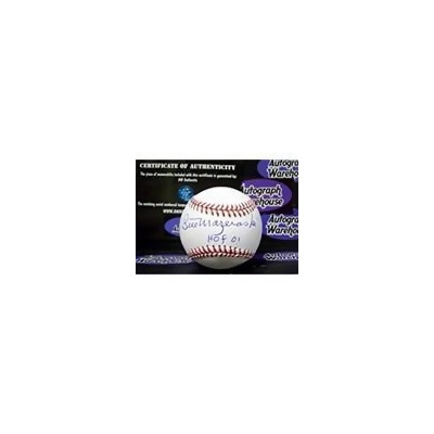 Autograph Warehouse 291686 1960 Bill Mazeroski Autographed Baseball - MLB Authenticity Hologram Pittsburgh Pirates World Series Hero 