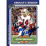 Circa 1975 Steve Grogan Game Worn, Signed New England Patriots, Lot #82383