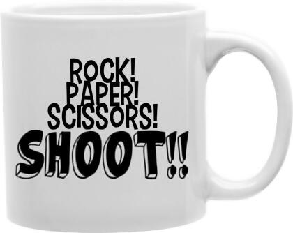 Imaginarium Goods CMG11-IGC-SHOOT Shoot - Rock PaperScissors Shoot Mug 