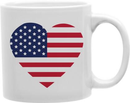 Imaginarium Goods CMG11-IGC-FLAG Flag - Flag Heart Mug