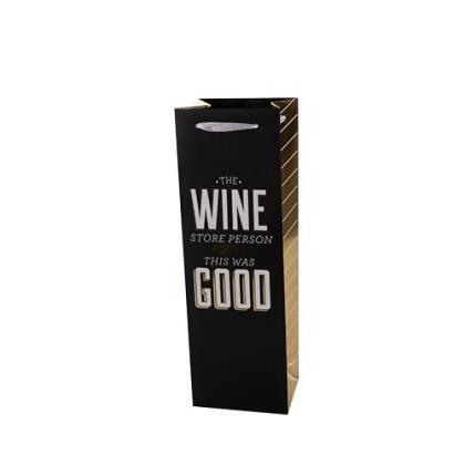 Revel Paper 3736 The Wine Store Person Gift Bag 
