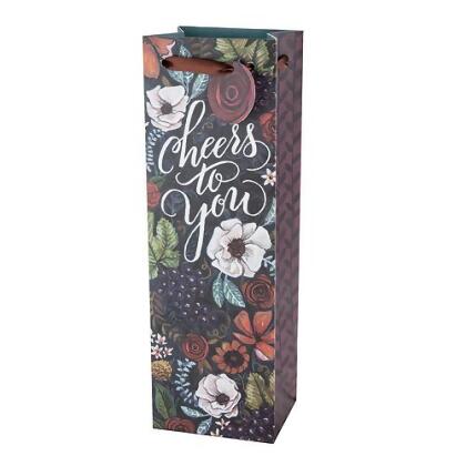 Revel Paper 4345 Marketplace - Vineyard Bouquet Wine Gift Bag 