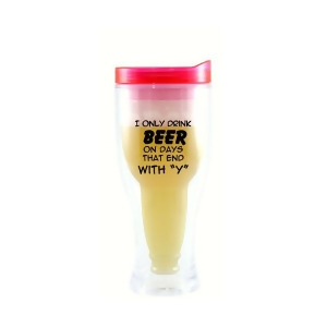 Zees Creations Ac2000-b1 Beer Tumbler I Only Drink Beer Days Beer Buddy - All