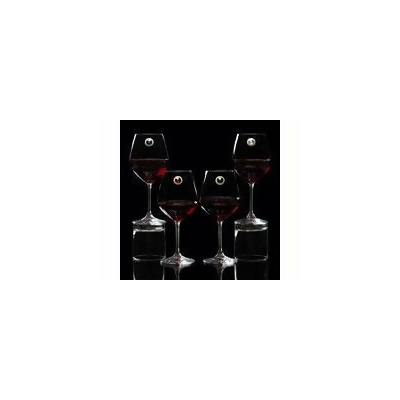 Tipsy Tags TTLLUXE1 Deluxe Magnetic Wine & Drink Charm Set 