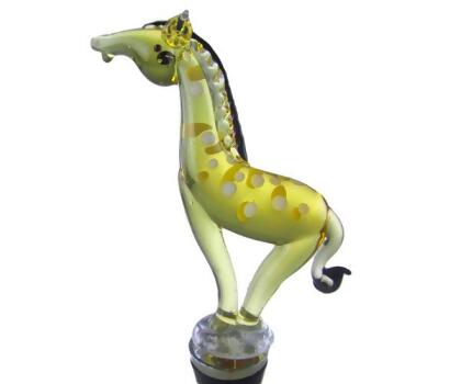 Zees Creations 14305 Glass Wine Bottle Giraffe 