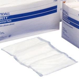 Kendall 687197D 7-0.5 x 8 in. Curity Sterile Abdominal Pad
